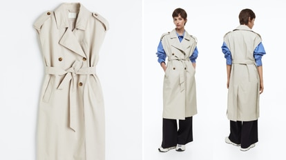 Dulapul tau ar trebui sa aiba intotdeauna trenciuri diferite, ca acesta de la H&M care nu are maneci.